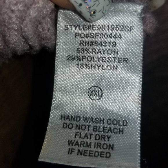 Jilly Cable Knit Pullover Blush/Mauve XXL - Picture 5 of 6